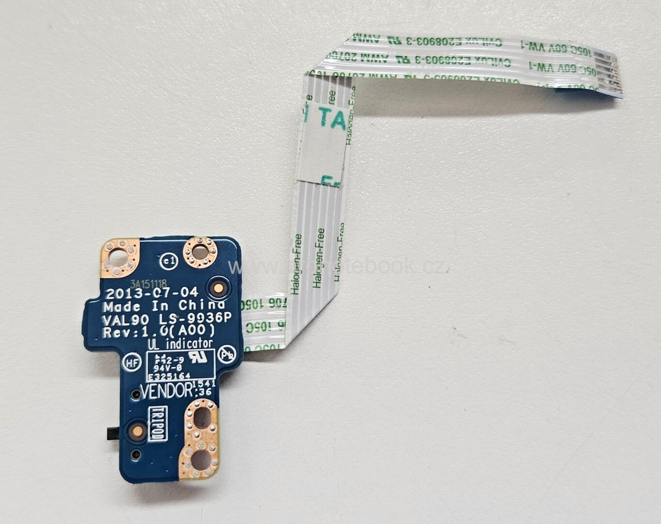 Dell Latitude E6440 Wireless On/Off Switch Board LS-9936P, NBX0001AW00 SKLADEM