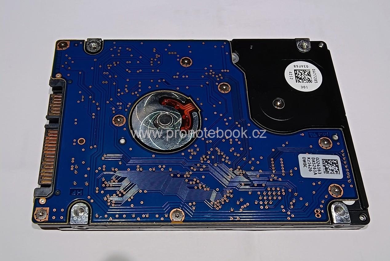 HITACHI – HTS725032A7E630 – 320GB, 7200rpm,  firmware A560, DP/N 0CR6FK, 8MB cache, SATA, 2,5“,  7mm