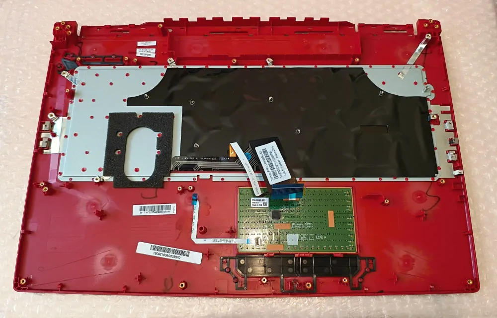 MSI GP73 Leopard 8RE 17.3" palmrest, backlight keyboard V143422FK1 CS, 3077C4C222, , 180709-006, E2P-7C4C222-TA2-IMR SKLADEM