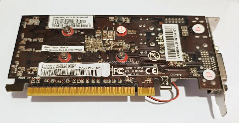 PALIT GT 730 1GB GDDR5 NE5T7300HD06F DVI-D, HDMI SKLADEM