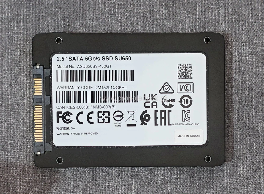 NOVÝ ADATA SU650 480GB SATA 2,5″ SSD  ASU650SS-480GT SKLADEM