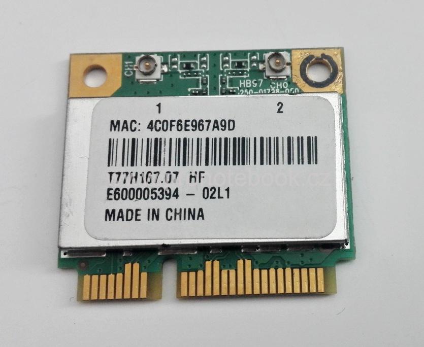 Acer T77H167.07 Hf Wifi Card AR5B97