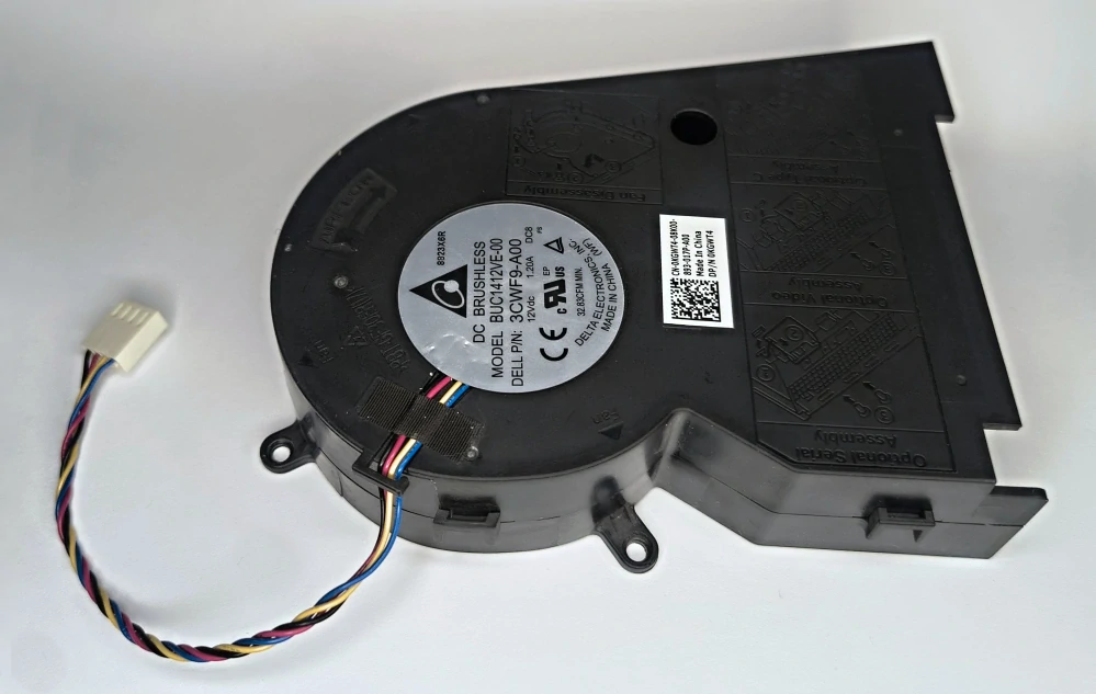 DELTA ELECTRONICS BUC1412VE DC12V, 1.2A, 0KGWT4 Optiplex 7060 SFF 4wire 4pin SKLADEM