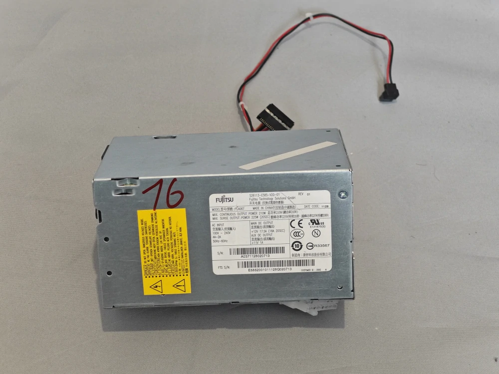 Originální OEM Fujitsu S26113-E585-V20-01, PCA037, 210w až 225W, 16+4-pin, SKLADEM