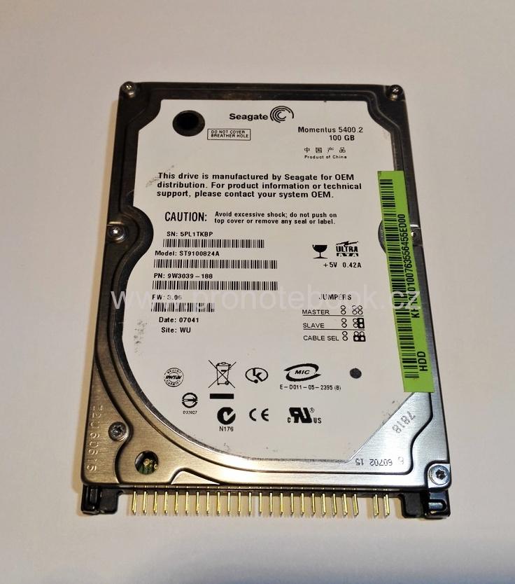Seagate 100GB 5400RPM IDE 2.5" 8MB , ST9100824