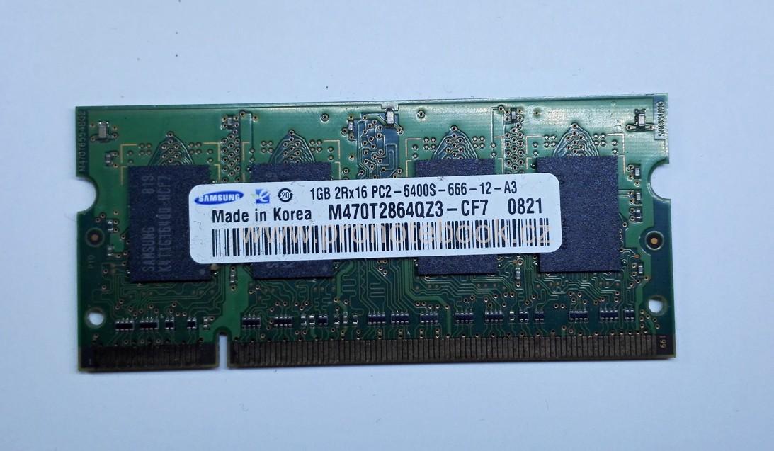 Samsung M470T2864QZ3-CF7 1GB DDR2 PC2-6400 800MHz