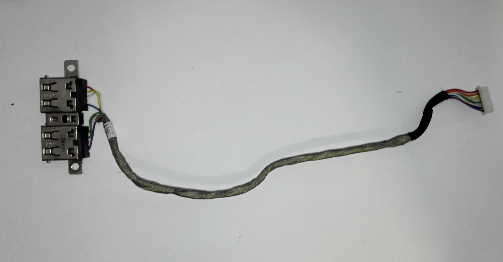 HP ProBook 4525S USB port board with cable 50.4GK10.011