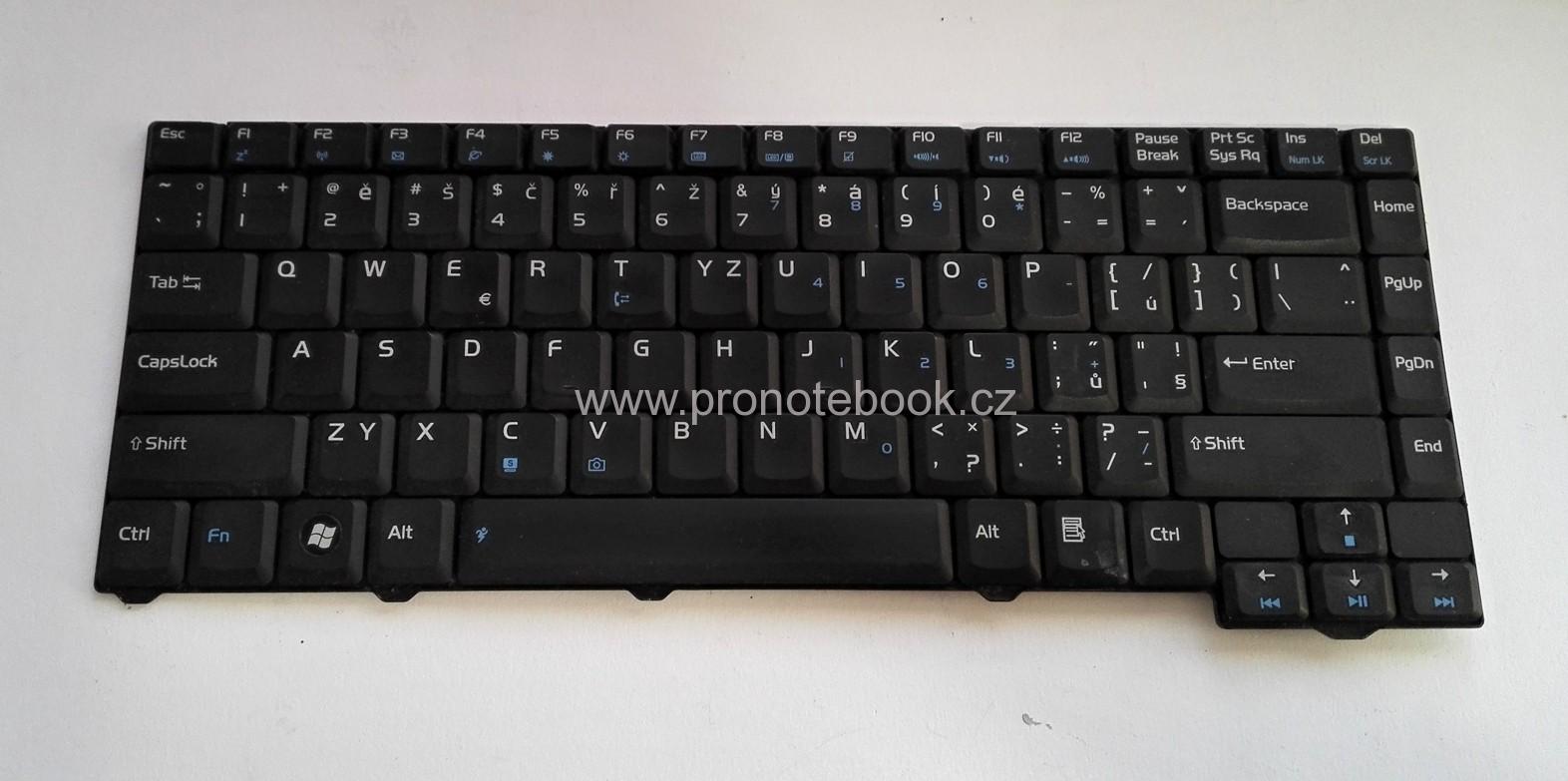 Jednotlivé klávesy z 04GNI11KCZ40-1 Asus F3L 04GNI11KCZ40-1, Asus F3... black CZ