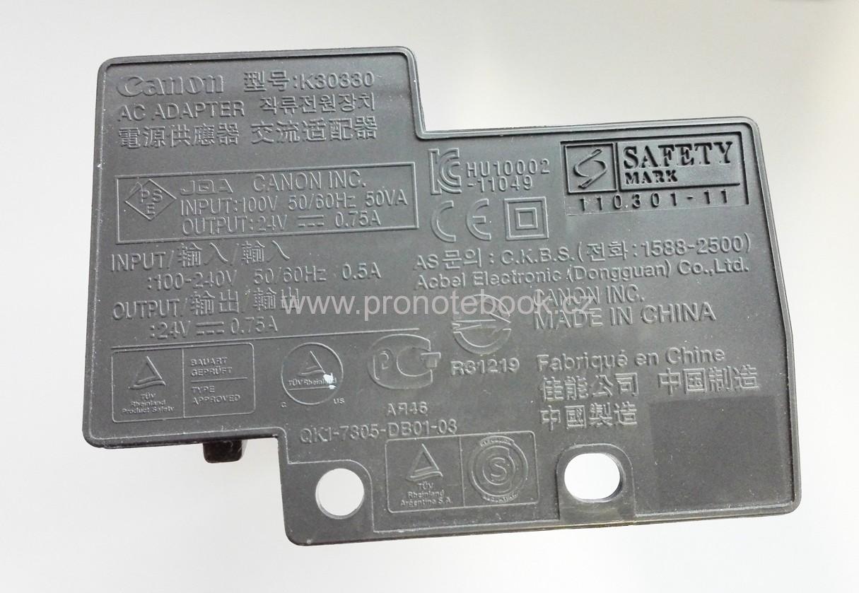 Canon PIXMA power supply K30330, MG2120 MG2122 MG3120 MG3122 MG3150...
