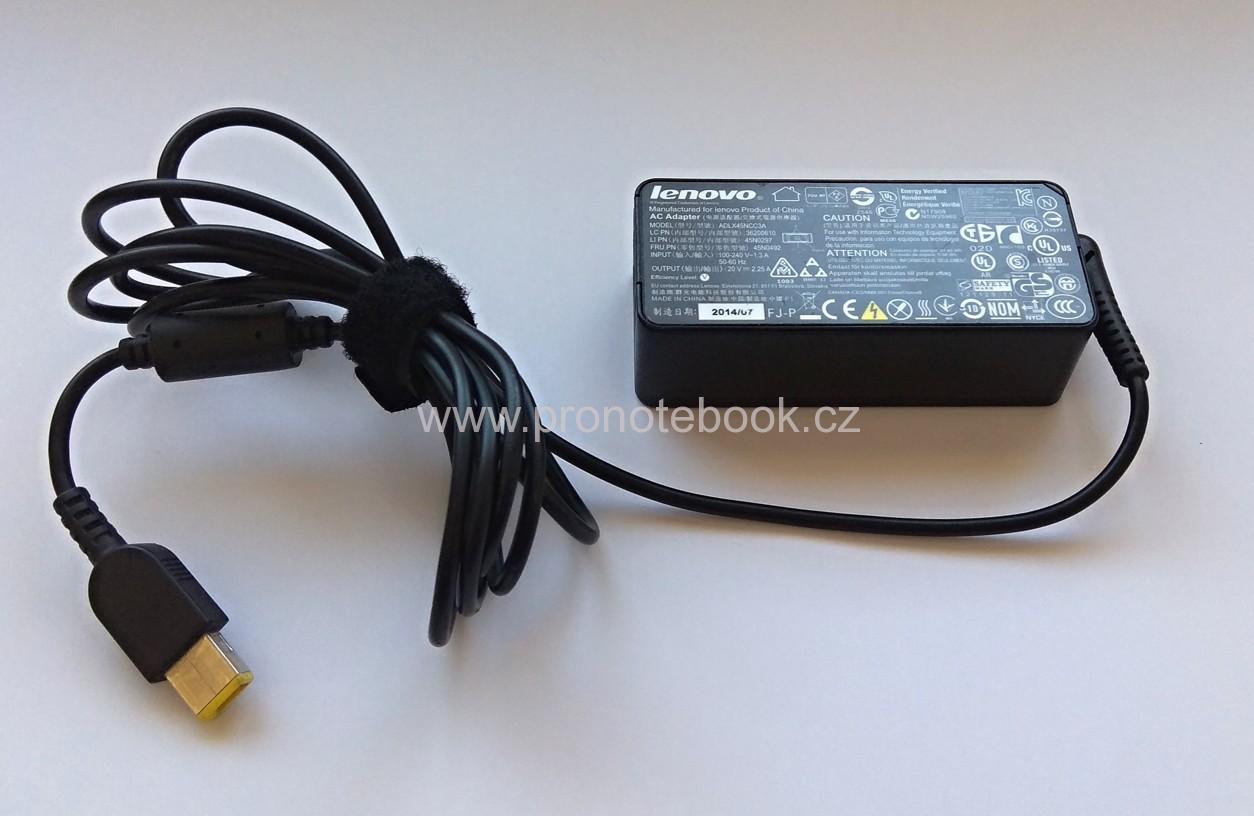 Lenovo Power Supply 45W 20V 2.25A ADLX45NCC3A, 45N0297, 45N0492, 36200610