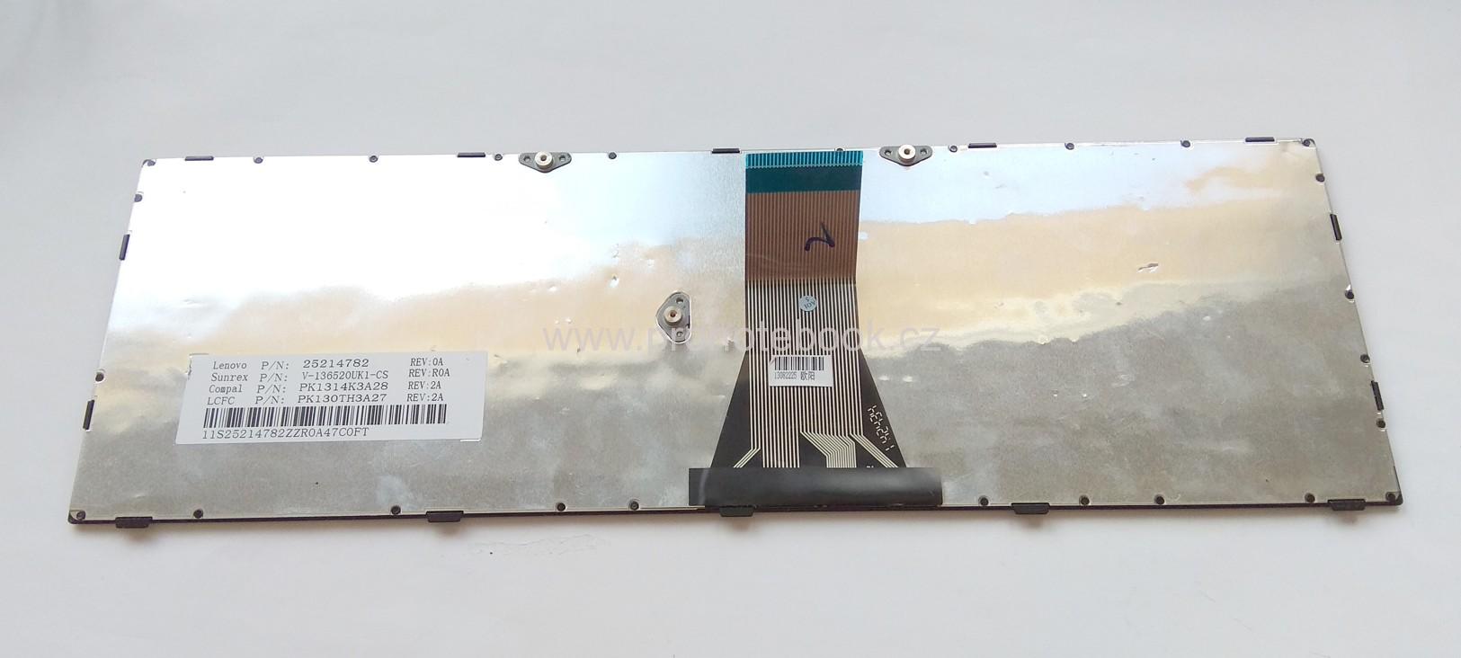 LENOVO B50-70 klávesnice CZ black 25214782, V-136520UK1-CS, PK1314K3A28