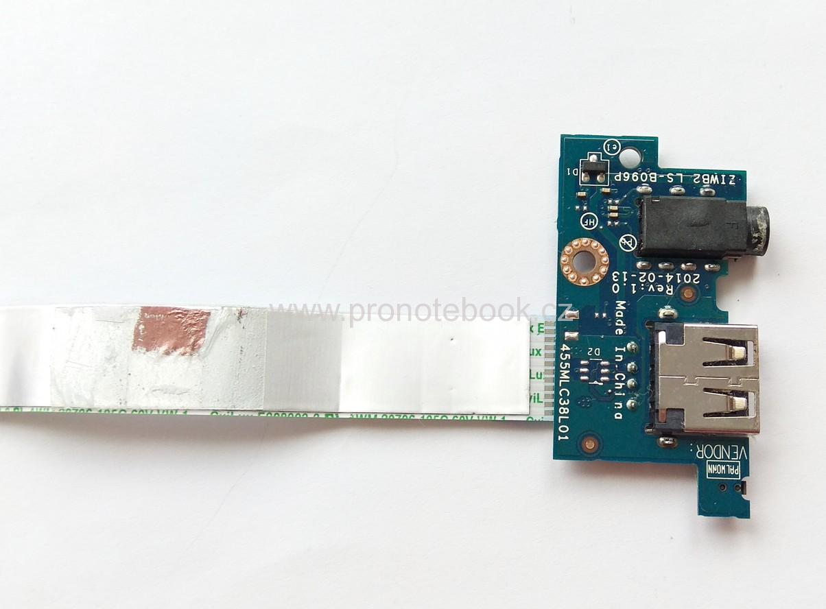 Lenovo B50-70 AUDIO USB BOARD with cable, ZIWB2 LS-B096P, NBX0001KW00