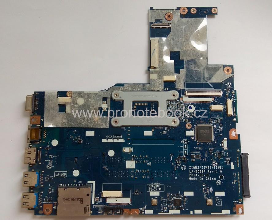 NEFUNKČNÍ MB LA-B092P Rev: 1.0 ,  ZIWB2, ZIWB3/ZIWE1, 