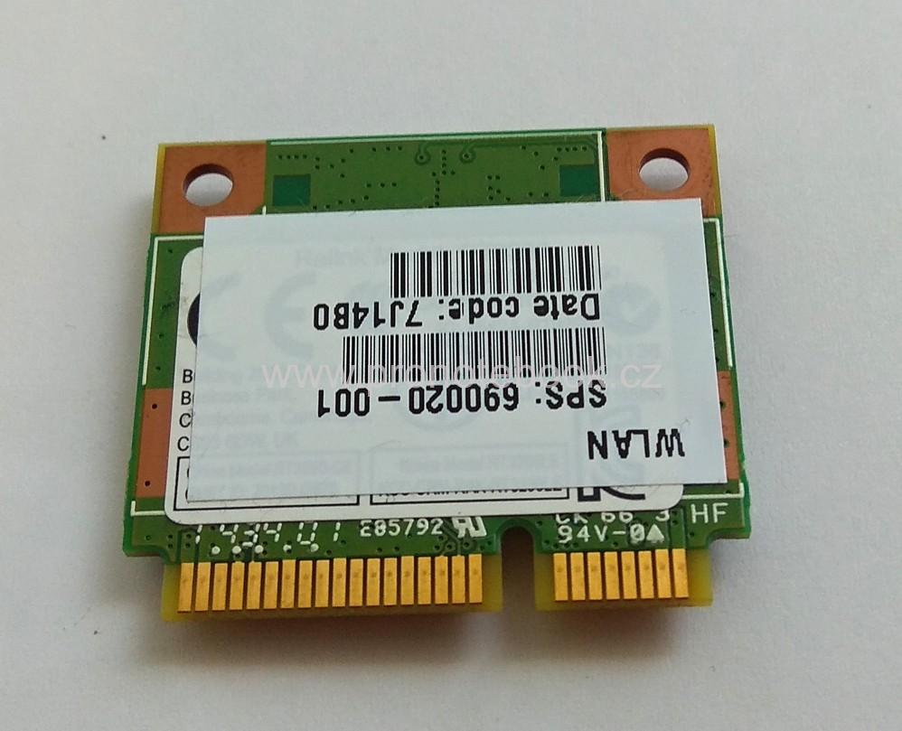 HP RT3290 802.11bgn mini PCI-E WiFi bluetooth card 690020-001, T77Z371.03