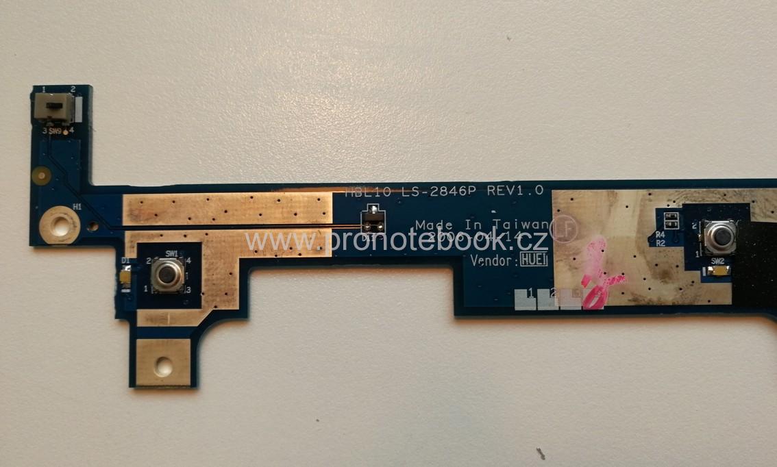 Pavilion DV8000 button board LS-2846P, NBX0001H00
