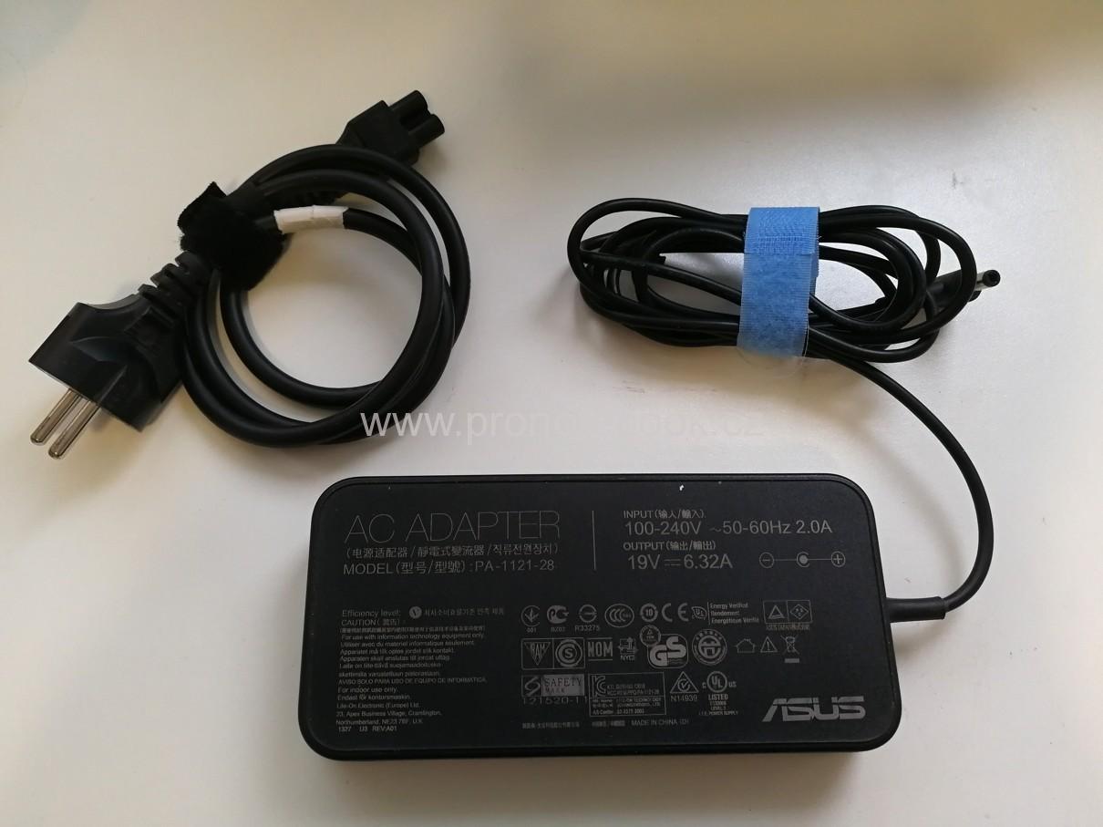 Original AC adapter ASUS 19V 6.32A 120W, PA-1221-28