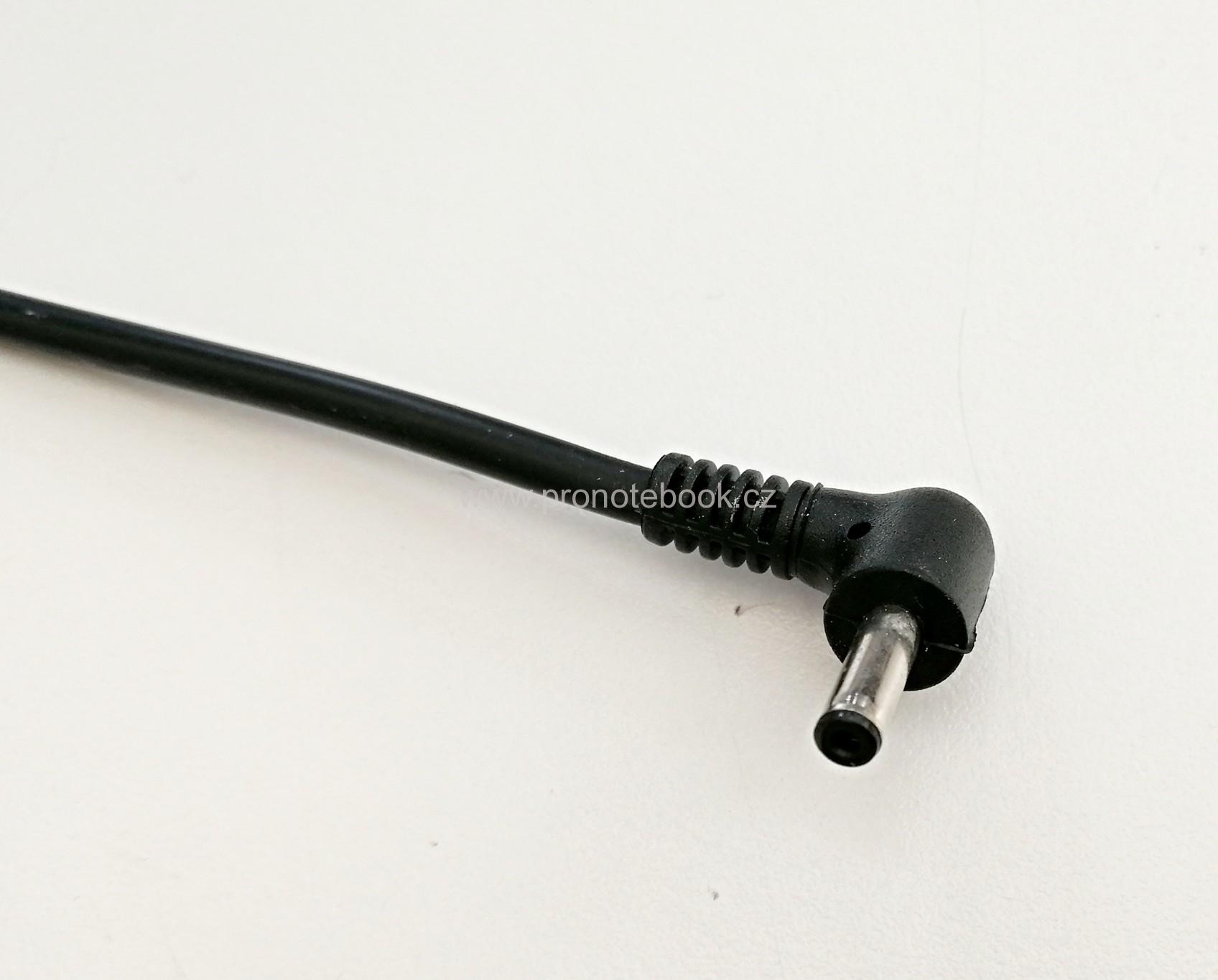Power jack DC 3.5x1.35mm, 90° zahnutí 28cm nový
