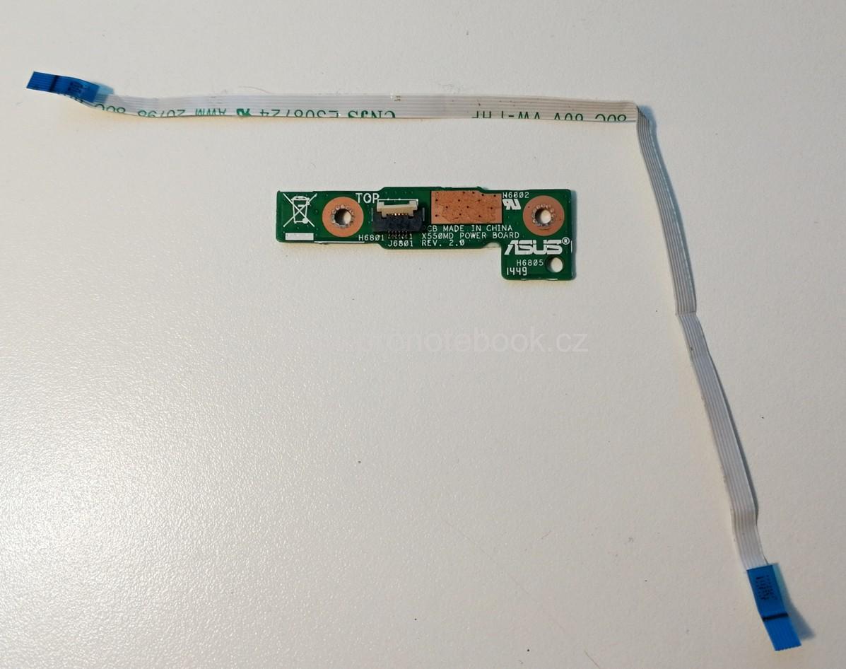 Asus X550MD, X550CA, X550VC, X550V, power button board 60NB06P0-PS1120