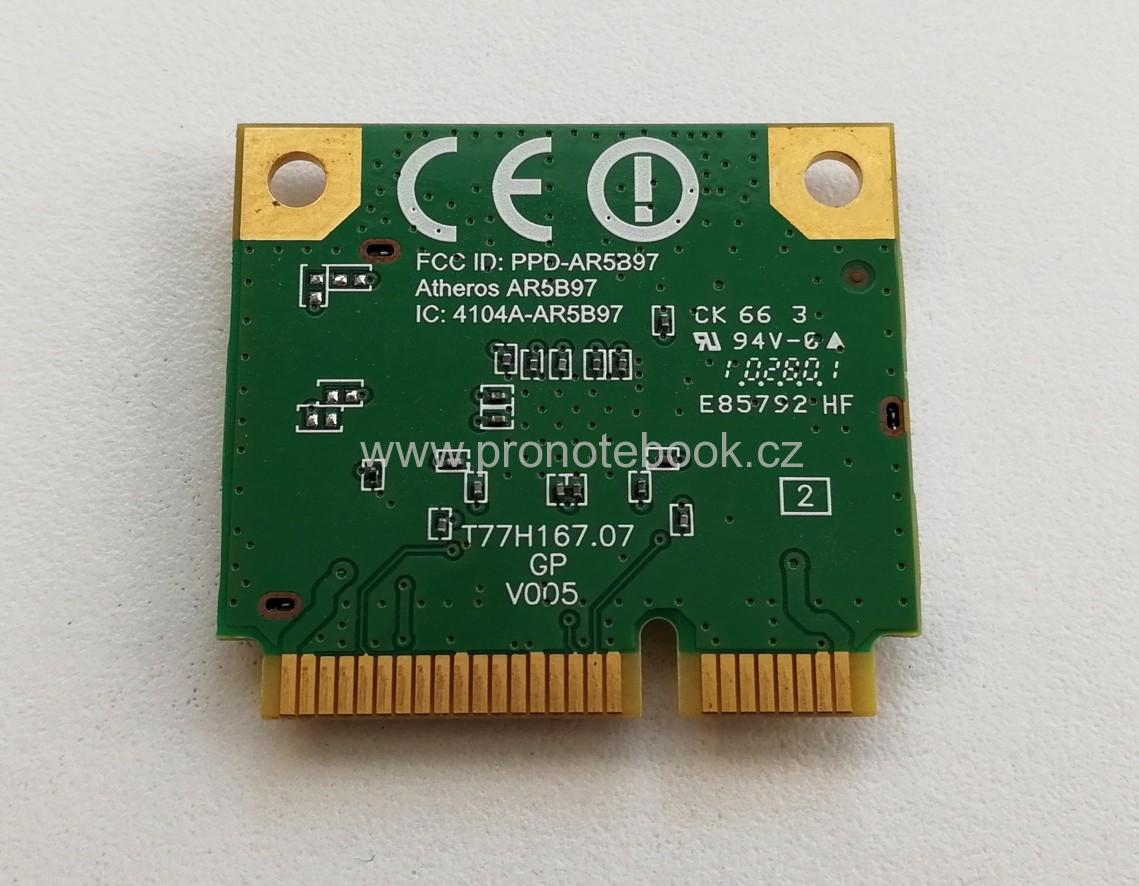 Atheros AR9287 AR5B97 Wireless BGN 300 Mbps 802.11 b/g/n Half Wifi Pci-e Card