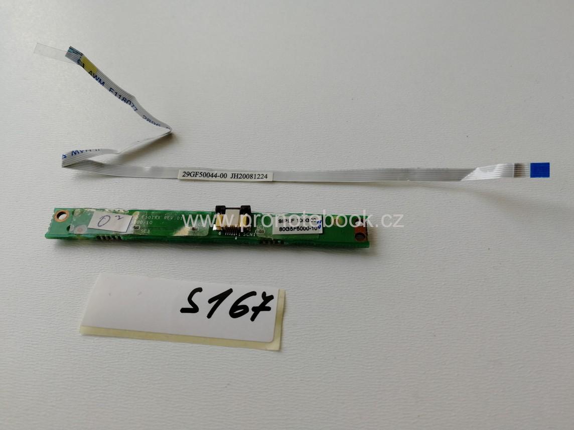 Originál Fujitsu Pi3525 power button switch board 80G5F5000-10 29GF50044-00 SKLADEM