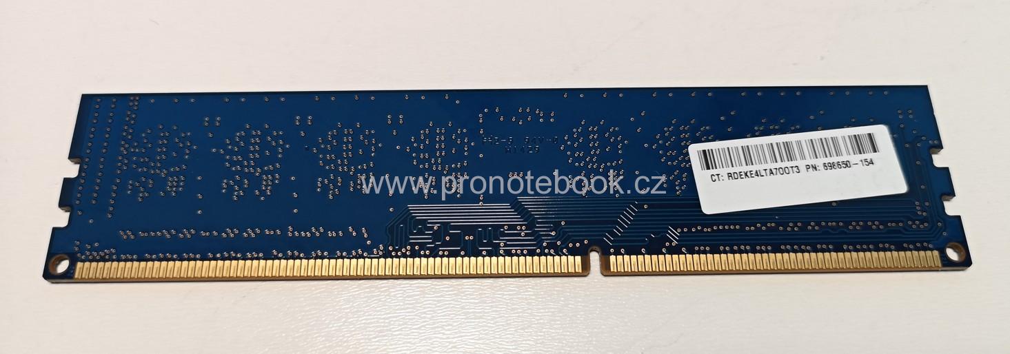 Kingston 4GB 1600MHz DDR3 PC3-12800U non-ECC 1.35V DIMM  HP698650-154-KEF 9995402-051.A00G SKLADEM