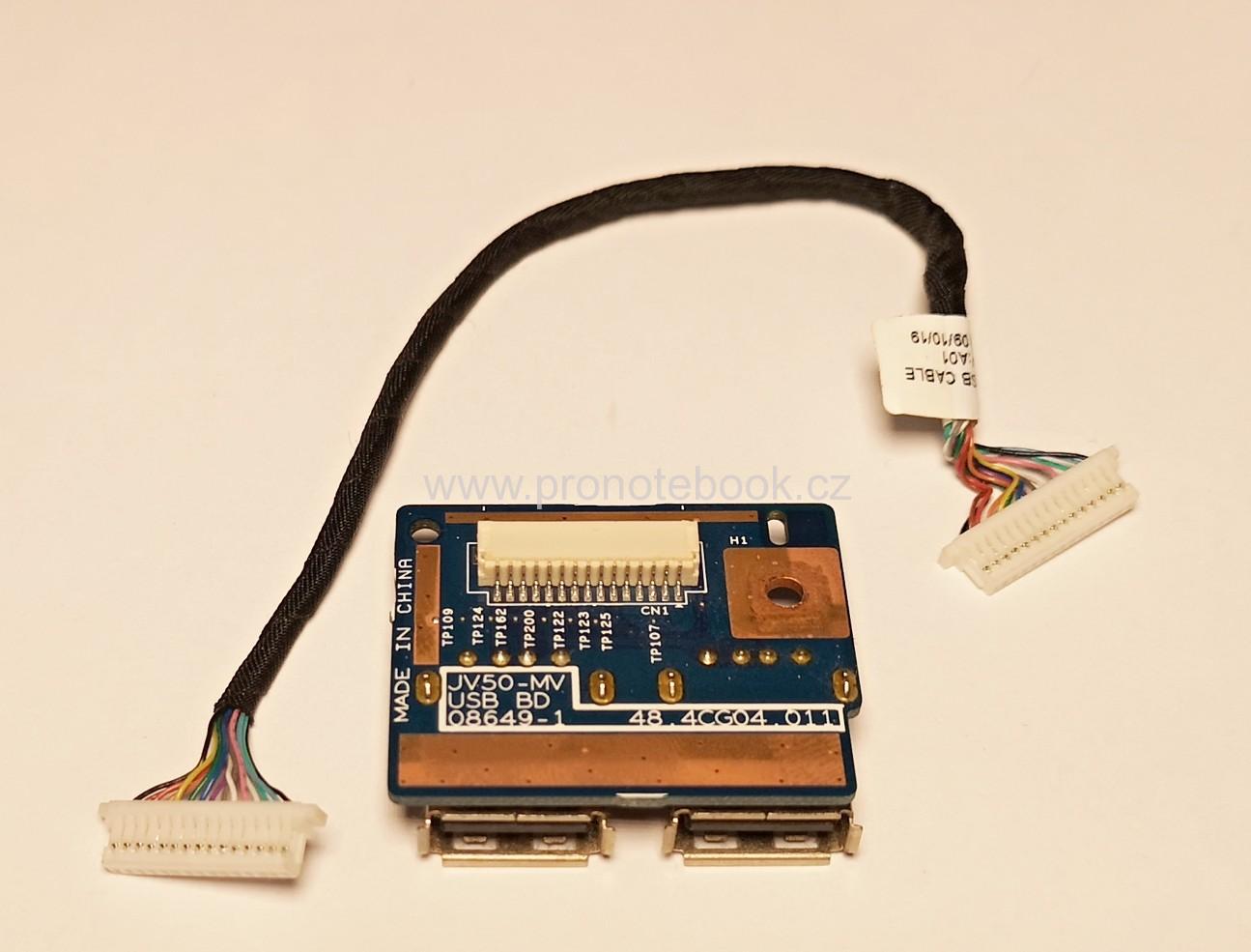 Acer Aspire 5740 USB Board Cable JV50-MV USB BD 08649-1 50.4CG05.001  48.4CG04.011 SKLADEM
