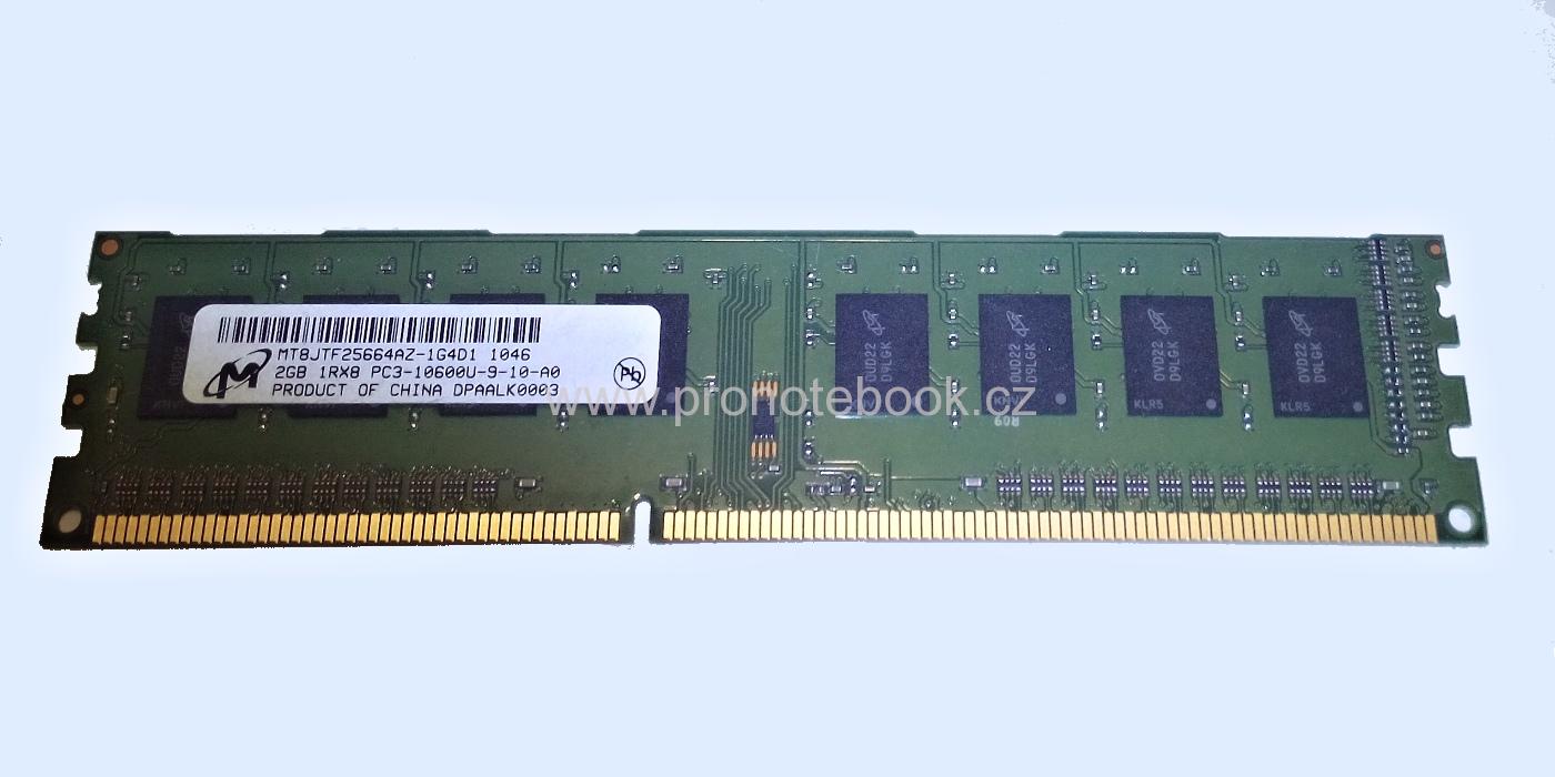 Micron 2GB DDR3 1333Mhz 1Rx8 CL9