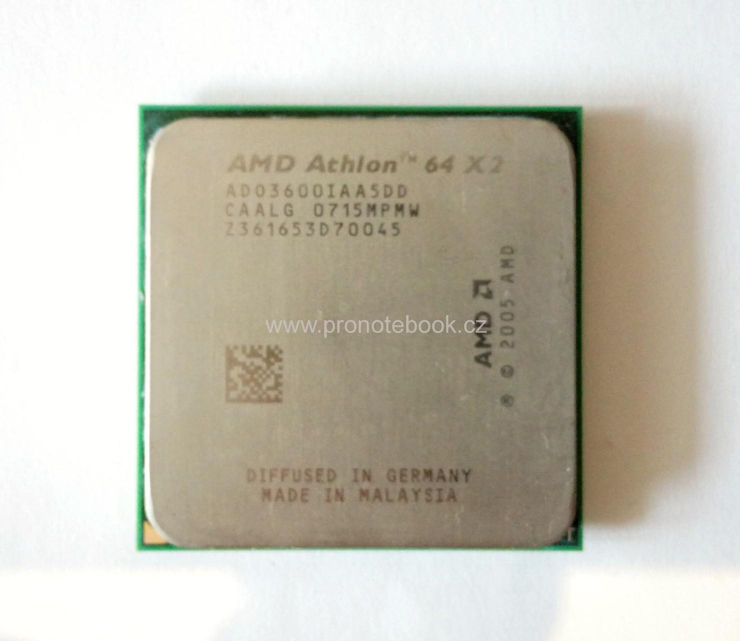 AMD Athlon 64 X2 3600+ 1900Mhz, ADO3600IAA5DD SKLADEM