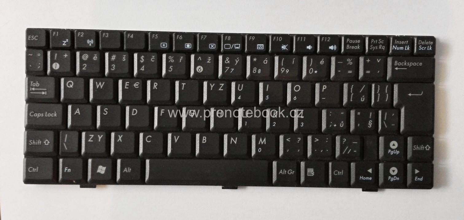 Klávesnice Asus EeePC 904, 1000, 1000H, 1000HA CZ