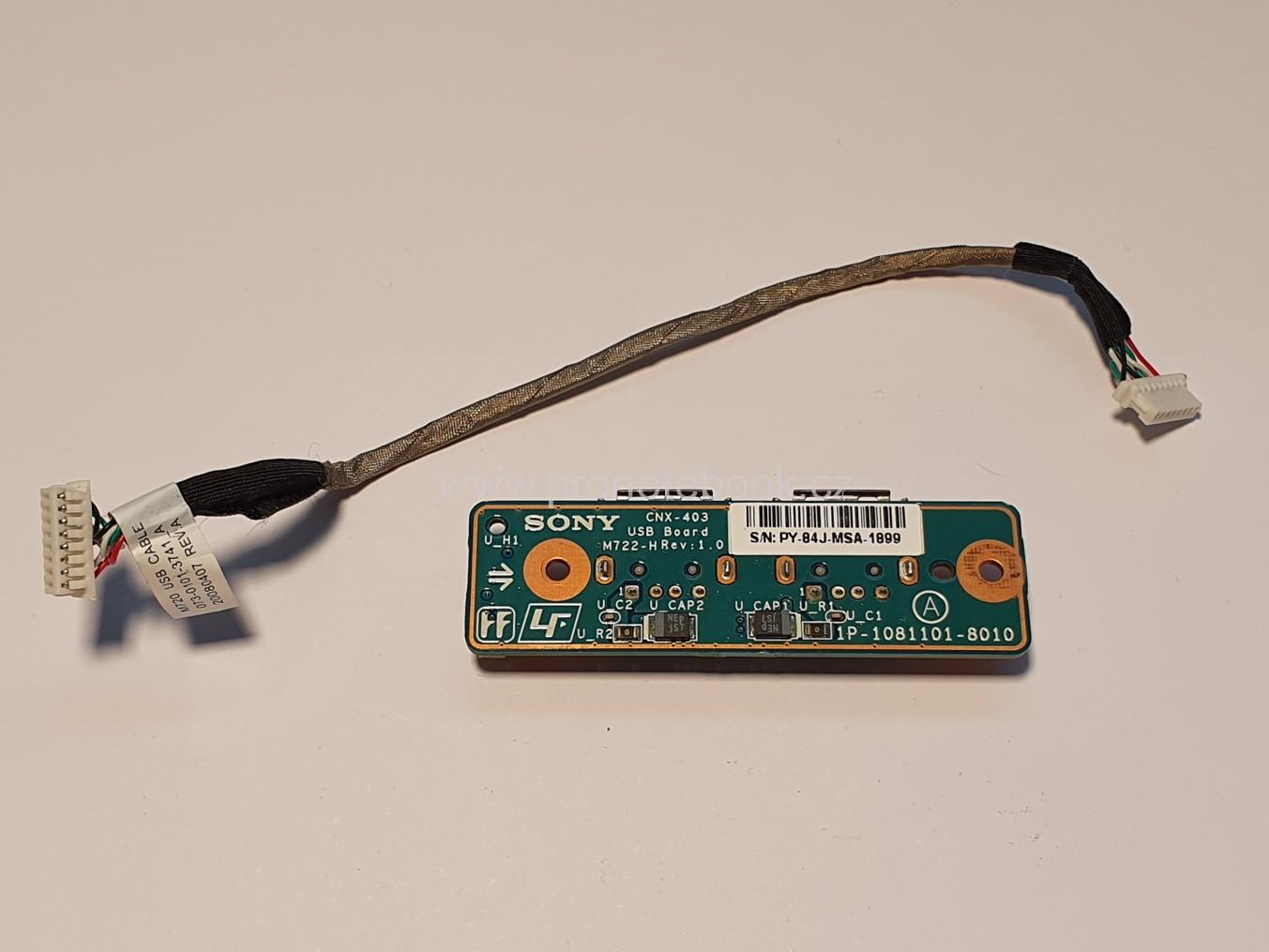 SONY USB board M722-H CNX-403 1P-1081101-8010 with cable M720 USB Cable 073-0101-3741_A  SKLADEM