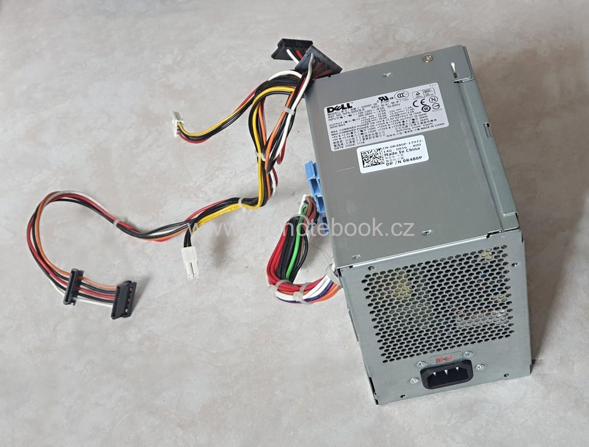 Originální OEM Dell OptiPlex 740MT, PowerEdge T110, 305W N305P-06, 0R480P, PSU - C248C