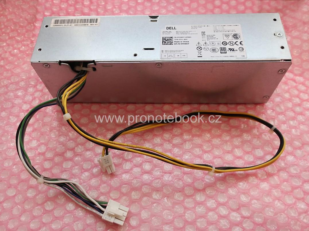 Originální OEM Dell OptiPlex 3020 7020 9020 SFF 255W PSU, H255ES-00, 0YH9D7 YH9D7 SKLADEM