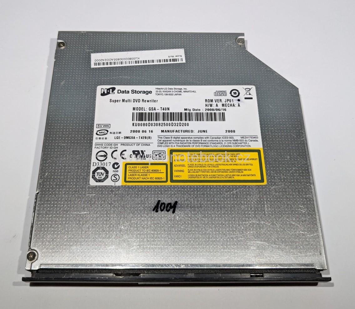 LG DVD/DL±RW Rewriter  GSA-T40N ROM VER. JP01 H/W: A, IDE SKLADEM