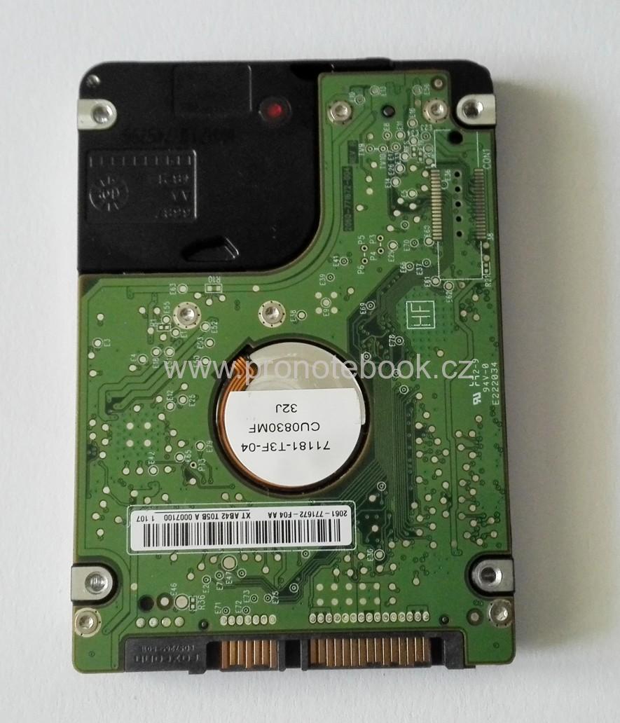 WD Blue 160GB, 2,5", SATAII, 8MB, 5400RPM, WD1600BEVT