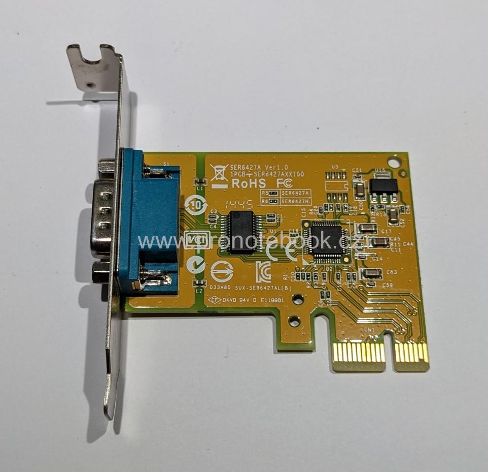 Dell Sunix DB9 Serial Port RS-23 PCI-E Interface Card Low Profile 0NT0HM SKLADEM