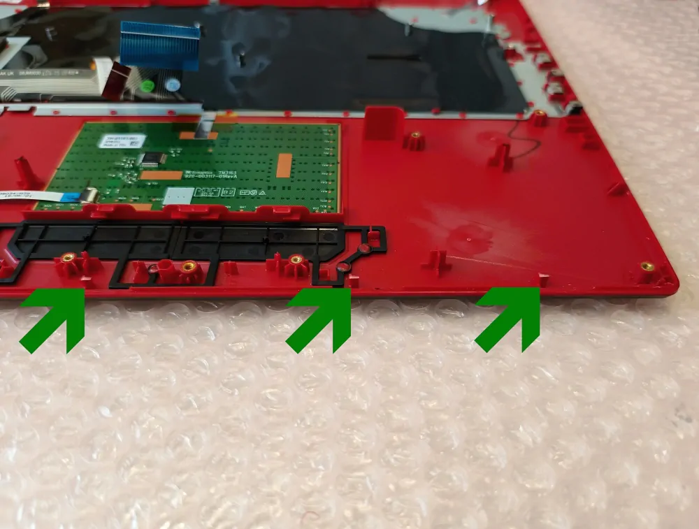 MSI GP73 Leopard 8RE 17.3" palmrest, backlight keyboard V143422FK1 CS, 3077C4C222, , 180709-006, E2P-7C4C222-TA2-IMR SKLADEM