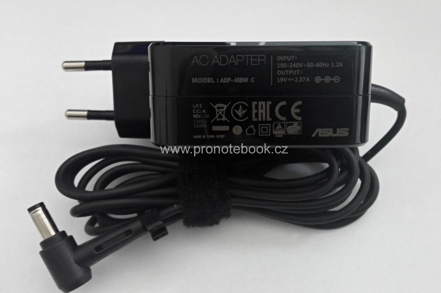 Napájecí adaptér originál Asus 19V 2.37A ADP-45BW C 5.5*2.5mm