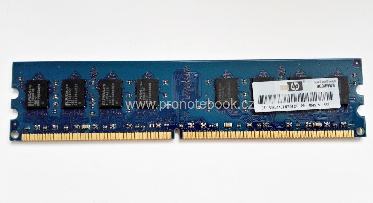 Elpida 2GB 2Rx8 PC2-6400U-666 (EBE21UE8AFFA-8G-F)