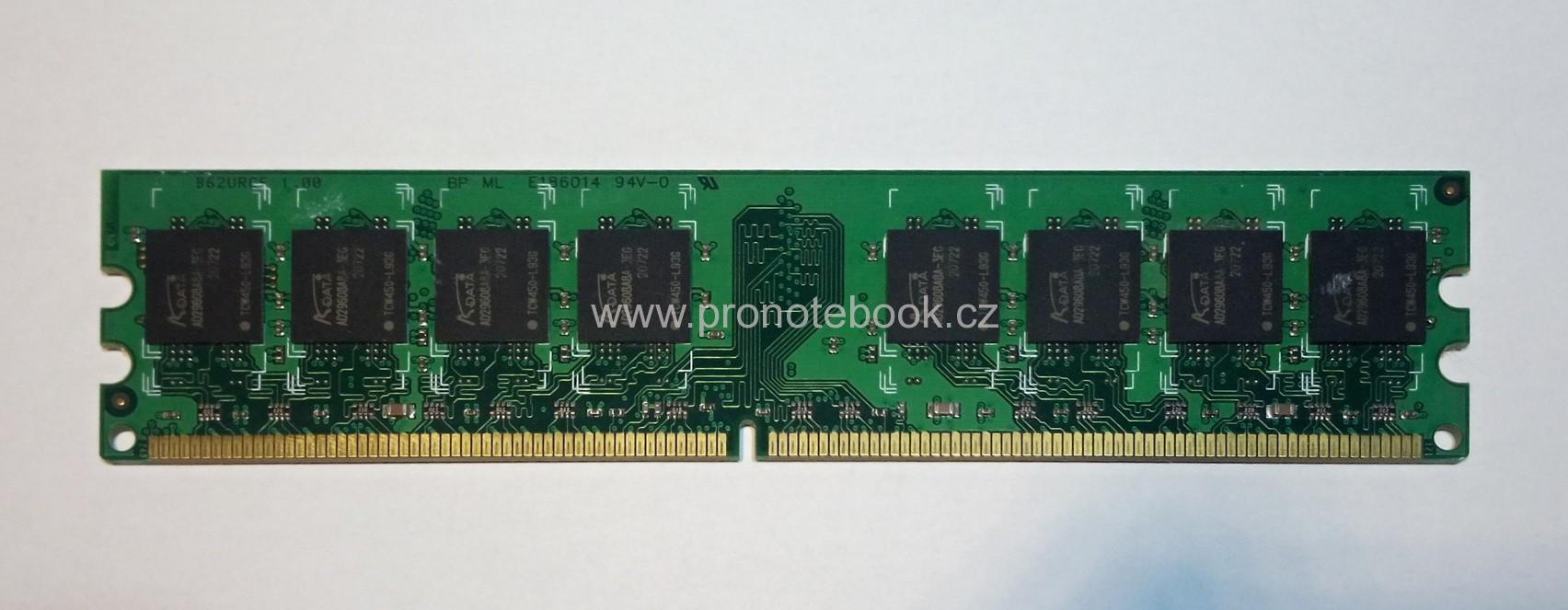 ADATA 1GB DDR2 667MHz CL5, M2OAD5G3I4176I1C52