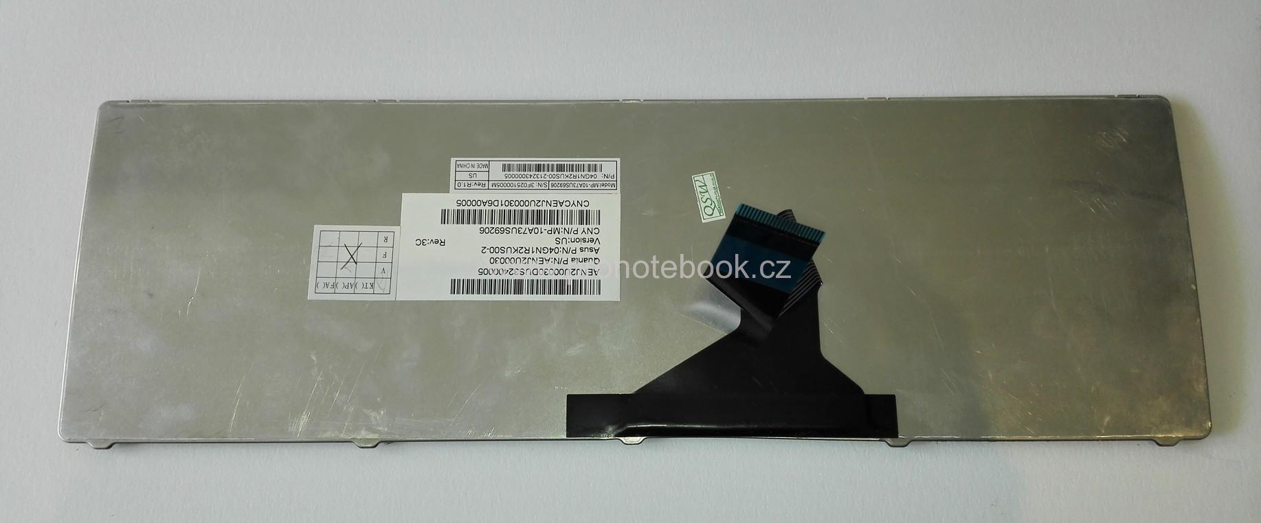 Klávesnice ASUS X54C, X54H, X54HR, X54HY, X54L, X54LY a X54XI, 04GN1R2KUS00