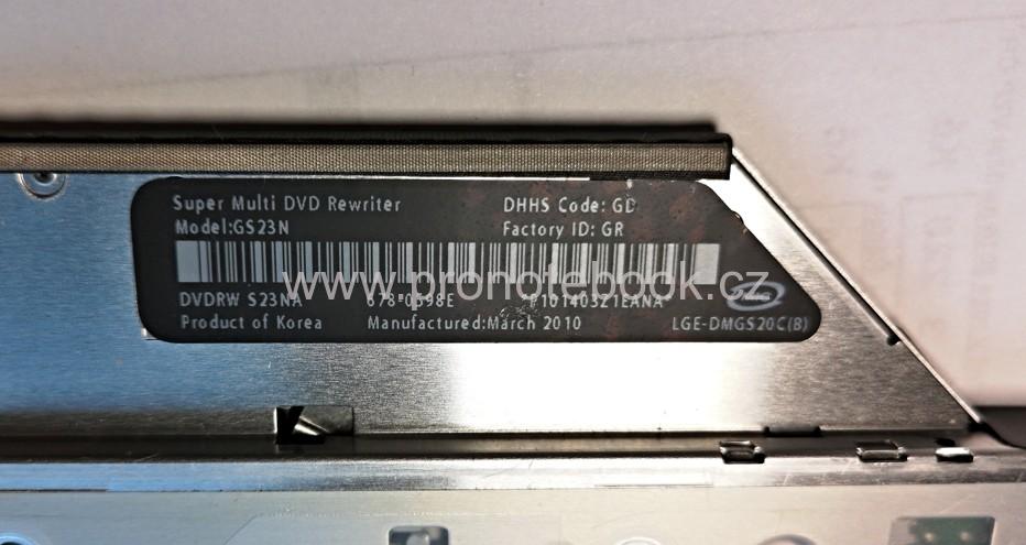 MacBook Pro 13" A1181, A1286, A1278, UJ8A8 Mid 2010 OEM Optical Drive 678-0598E GS23N LGE-DMGS20C(B) SKLADEM