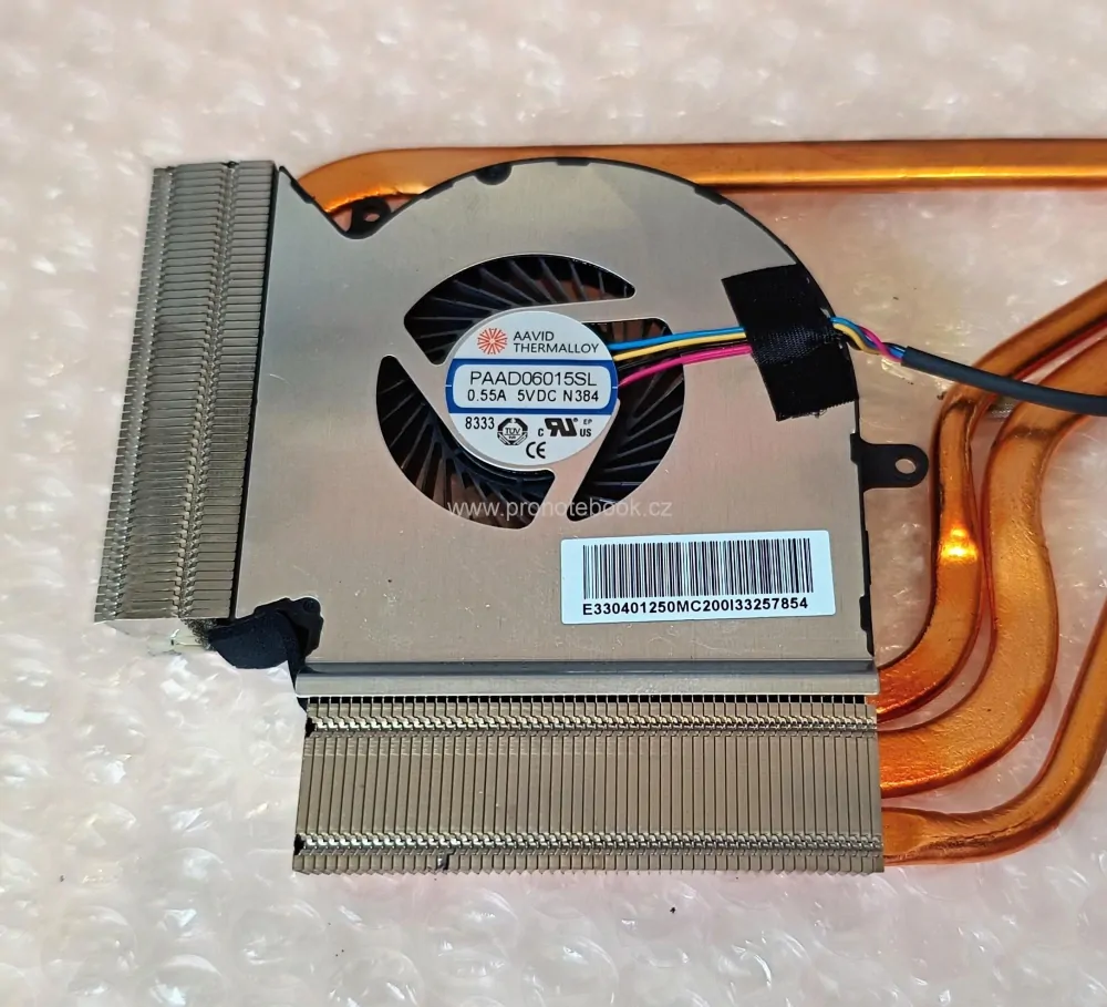 MSI Leopard GP73 8RE Heatsink  with Fan´s PAAD06015SL (E33040125M, E330800711M),  0.55A, 5V, 4 pin SKLADEM