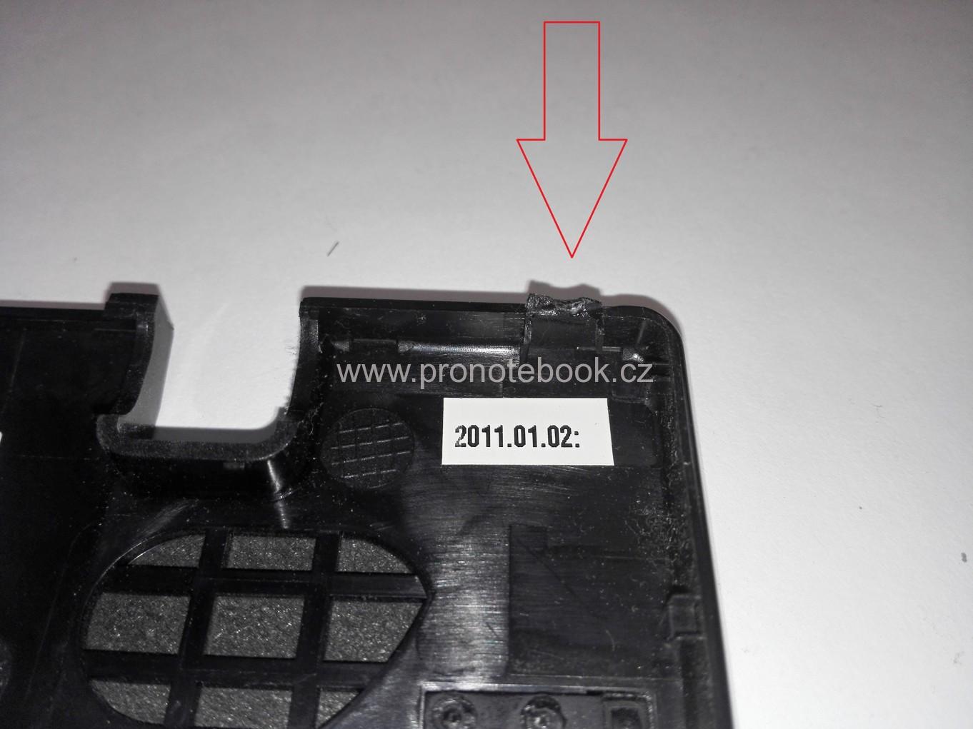 HP ProBook 4520s 4525s power button, speakers cover 626114-001