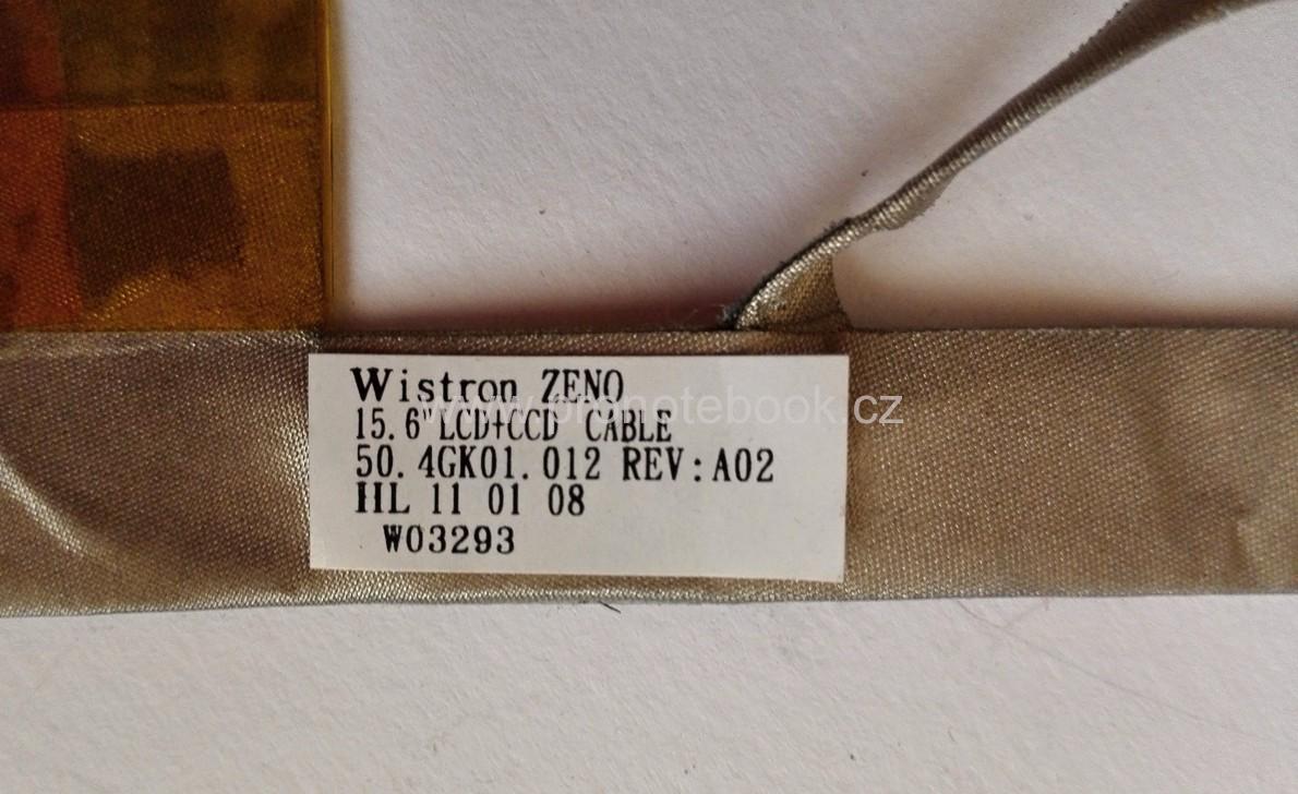 Wistron ZENO LCD kabel 50.4GK01.012 HP Probook 4520S 4525s 4720s SKLADEM